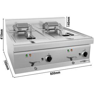 GGM GASTRO - Friteuse électrique double - 11,5+11,5 litres - 18 kW