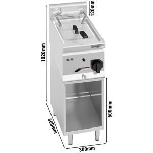 GGM Gastro - Friteuse electrique - 10 litres - 6 kW - support inclus Acier inoxydable