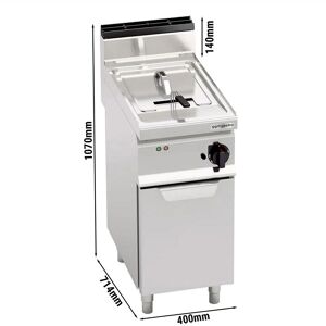 GGM Gastro - Friteuse electrique - 10 litres - 6 kW Argent