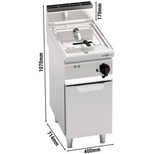 GGM Gastro - Friteuse electrique - 10 litres - 9 kW Argent