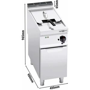 GGM Gastro - Friteuse electrique - 22 litres - 22 kW Argent