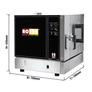 GGM Gastro - UBERT RoFry Friteuse a air chaud - 15,5 kW - Chargement a droite