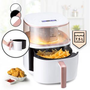 Klarstein - Friteuse Sans Huile avec Fonction Vapeur, Friteuse Air Chaud Air Fryer xl 1500W, Mini Friteuse Electrique Sans Huile, Airfryer 7.5L, - Publicité