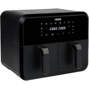 01.182068.01.001 Friteuse double 2400 w fonction chaleur tournante, avec écran, fonction minuteur, revêtement - Princess - Publicité