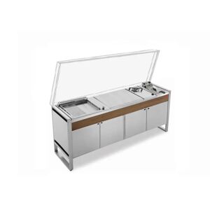 Tableoasi205c +oasi55+Feu+ Friteuse Pla.net [Gris]