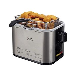 Jata - FR326E - Friteuse, 1000 watts, Couleurs Noir / Argent, 1,5L - Publicité