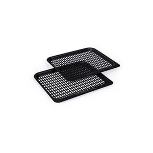KLARSTEIN AeroVital Fry Set de 2 grilles de cuisson pour friteuse 24x 20cm - Acier - Publicité