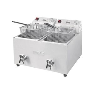 Buffalo Friteuse Professionnelle Electrique 2 x 8 L