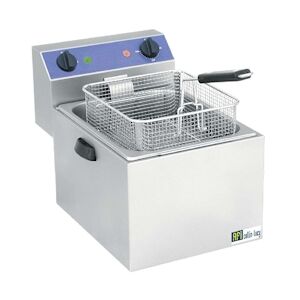 A.C.L - Friteuse Électrique 8L Simple à poser Mono 230V Sans Vidange avec Zone Froide