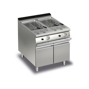 BARON Friteuse à Gaz sur meuble 2 x 15 L P 700 26 kW