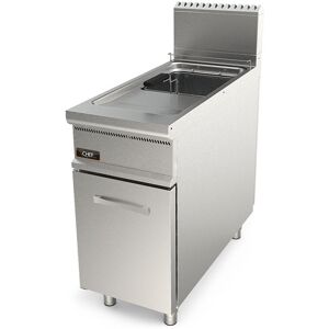 Chefook Friteuse À Gaz Professionnelle Sur Meuble Capacité 22 Lt Profondeur 90 cm