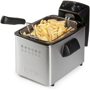 DOMO-ELEKTRO DOMO Friteuse en acier inoxydable 4l, 3000W DO465FR