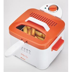 Ariete 4611 Easy Fry-arancione, Bianco