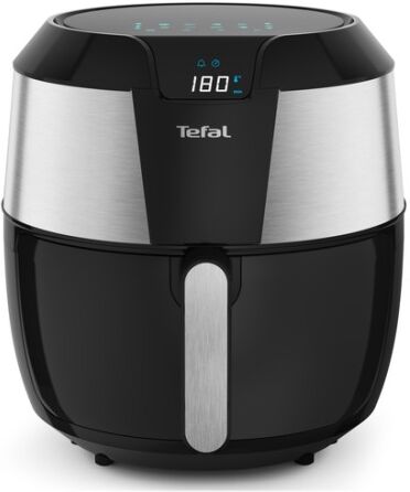 Tefal Easy Fry EY701 Singolo 5,6 L Indipendente 1700 W Friggitrice ad aria calda Nero, Acciaio inossidabile (EY701D)