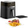 Tefal Airfryer EY5058 Easy Fry & Grill Precision Hete lucht friteuse & grill, digitaal display, 4,2 liter, 8 programma's zwart