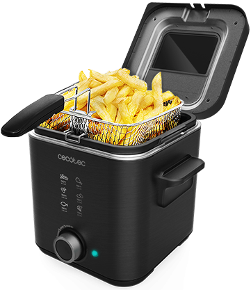 Cecotec Fritadeira Em Azeite Cleanfry Advance 1500 1.5l 900w (preto) - Cecotec