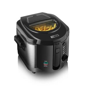 Tower T17001 Deep Fat Fryer with Adjustable Thermostat, 2L, 1500W, Black black 20.0 H x 30.0 W x 28.4 D cm