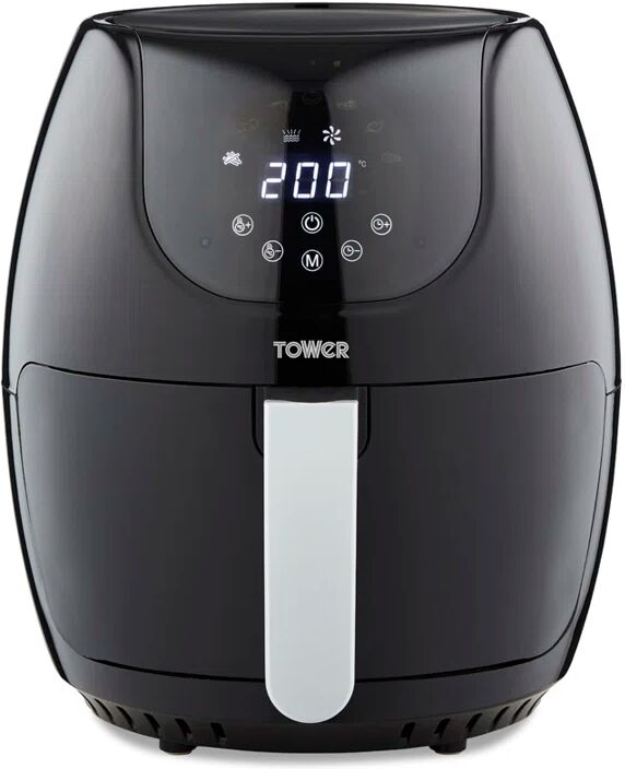 Tower 4 L Vortx Family Size Digital Air Fryer black/white 32.0 H x 27.0 W x 33.0 D cm