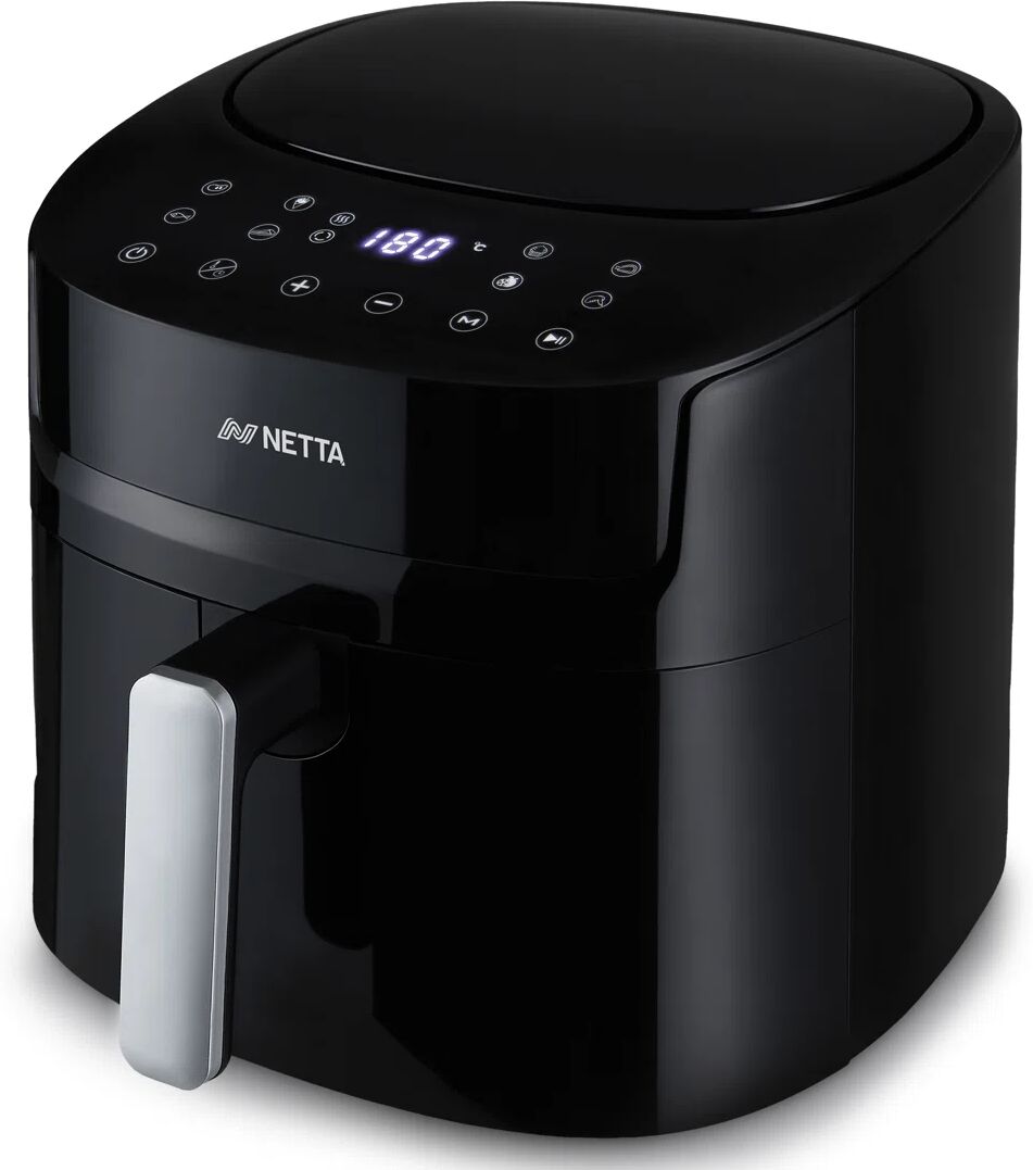 NETTA 7.2L Digital Air Fryer with 60 Minute Timer - 1800W black 38.7 H x 31.9 W x 30.3 D cm