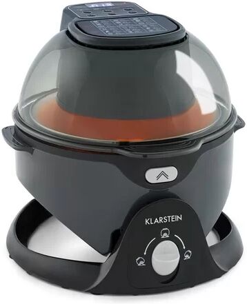 Klarstein 6 L VitAir Swing Air Fryer Klarstein Colour: Grey/Black  - Size: 5cm H X 59cm W X 52cm D