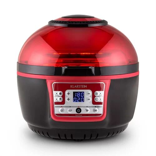 Klarstein VitAir Turbo 9 L Air Fryer Klarstein Colour: Red/Black  - Size: Mini (Under 40cm High)