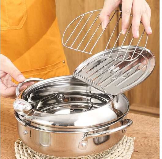 Sensual Sale Co Deep Fryer Pot With Temperature Control   Wowcher