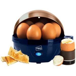 NEO DIRECT Neo Blue & Copper Electric Egg Boiler Poacher and Steamer