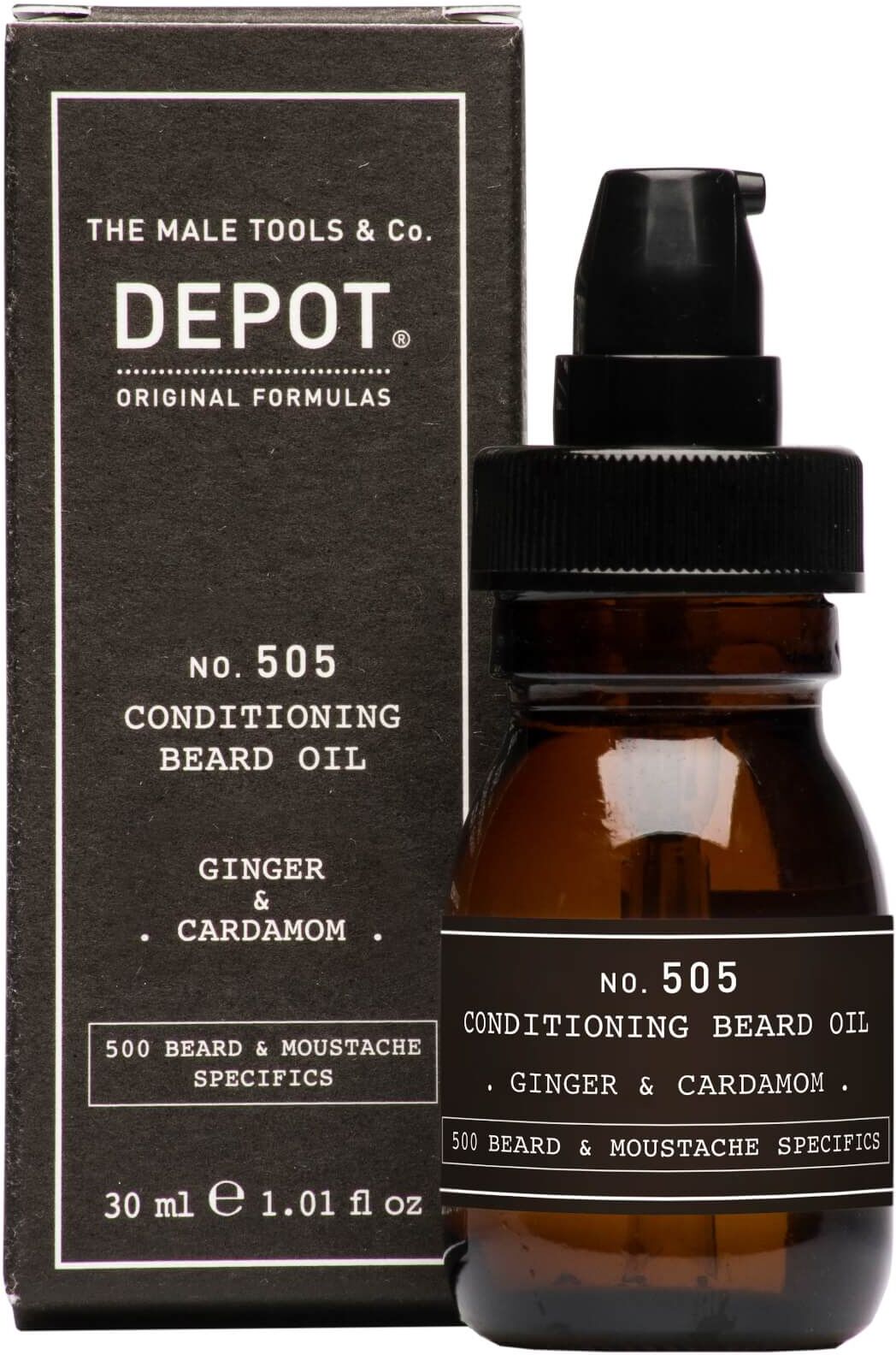 Depot No.505 Ginger and Cardamom Conditioning Beard Oil 30ml