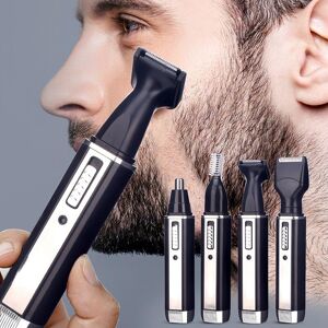 Febell 4 In 1 Wiederaufladbare Männer Elektrische Nase Ohr Haar Trimmer Schmerzloses Trimmen Koteletten Augenbrauen Bart Haar Clipper Cut Rasierer