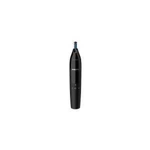 Philips Nose and Ear Trimmer NT1650/16 Wet & Dry, Black, Cordless