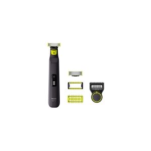 Philips OneBlade Pro 360 QP6541/16 Ansigt + krop, Vaskbar, Batteri, Sort