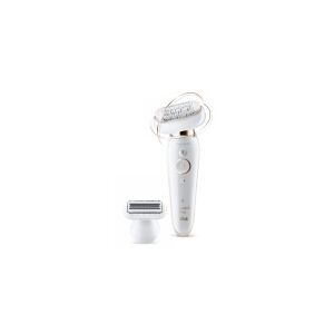 Braun Silk-épil 9 9-006 Flex, Hvid, 40 pincetter, MicroGrip, Epilering, Barbering, SensoSmart, 0,5 mm