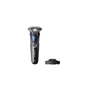 Philips SHAVER Series 5000 S5885/25 Elektrisk Wet & Dry-shaver, Rotations shaver, SteelPrecision blades, SH71, 2 År, Blå, Batteri