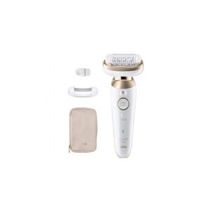 Braun Epilator   9-011 3D Silk-epil 9 Flex   Operating time (max) 50 min   Number of power levels 2   Wet &  Dry   White/Gold