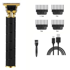 VINTAGE T9 Stilfuld praktisk barbermaskine / trimmer Svart