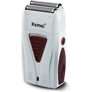 AIZHENCHEN Kemei TS-1 17235 Pro Foil Lithium Titanium Foil Shaver, ledning/trådløs, glat barbering Trådløs barbermaskine med oplader, Grå