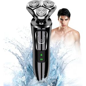 AVANA Elektrisk barbermaskine til mænd, IPX7 genopladelig skægtrimmer til mænd, D