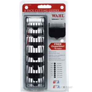 Wahl Professional Nylon Afstandskamme, Sort, 8 stk.