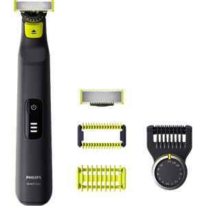 Barbero - Philips One Blade Pro QP6541/15, maquinilla de afeitar cara y cuerpo, cuchilla 360, uso en seco mojado, 14 longitudes, autonomía 90 min