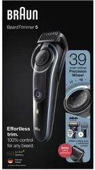 Braun Beard Trimmer 5 BT5340 Black Blue 1ud