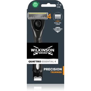 Wilkinson Sword Quattro Precision Trimmer rasoir + lames de rechange 1 pcs