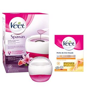 Veet Perles de Cire Chaude à la Cire d'Abeille, pour Appareil Electrique Epilation 230g - Publicité