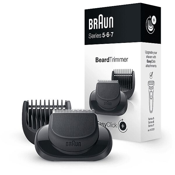 braun accessorio regolabarba per rasoio elettrico series 5, 6 e 7  rifin barba + 5pettini