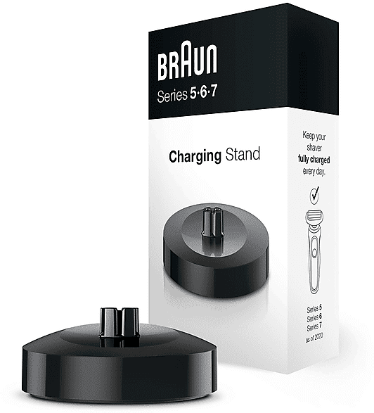 braun base di ricarica per rasoio elettrico series 5, 6 e 7  base ricarica ras.elett