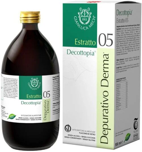 Gianluca Mech Tisanoreica Gianluca Mech Decottopia Estratto 05 Depurativo Derma 500ml