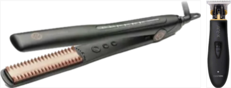 Piastra Retro' Comb Hair Straightener Super Professional Piu' Tosatrice Xray Hair On