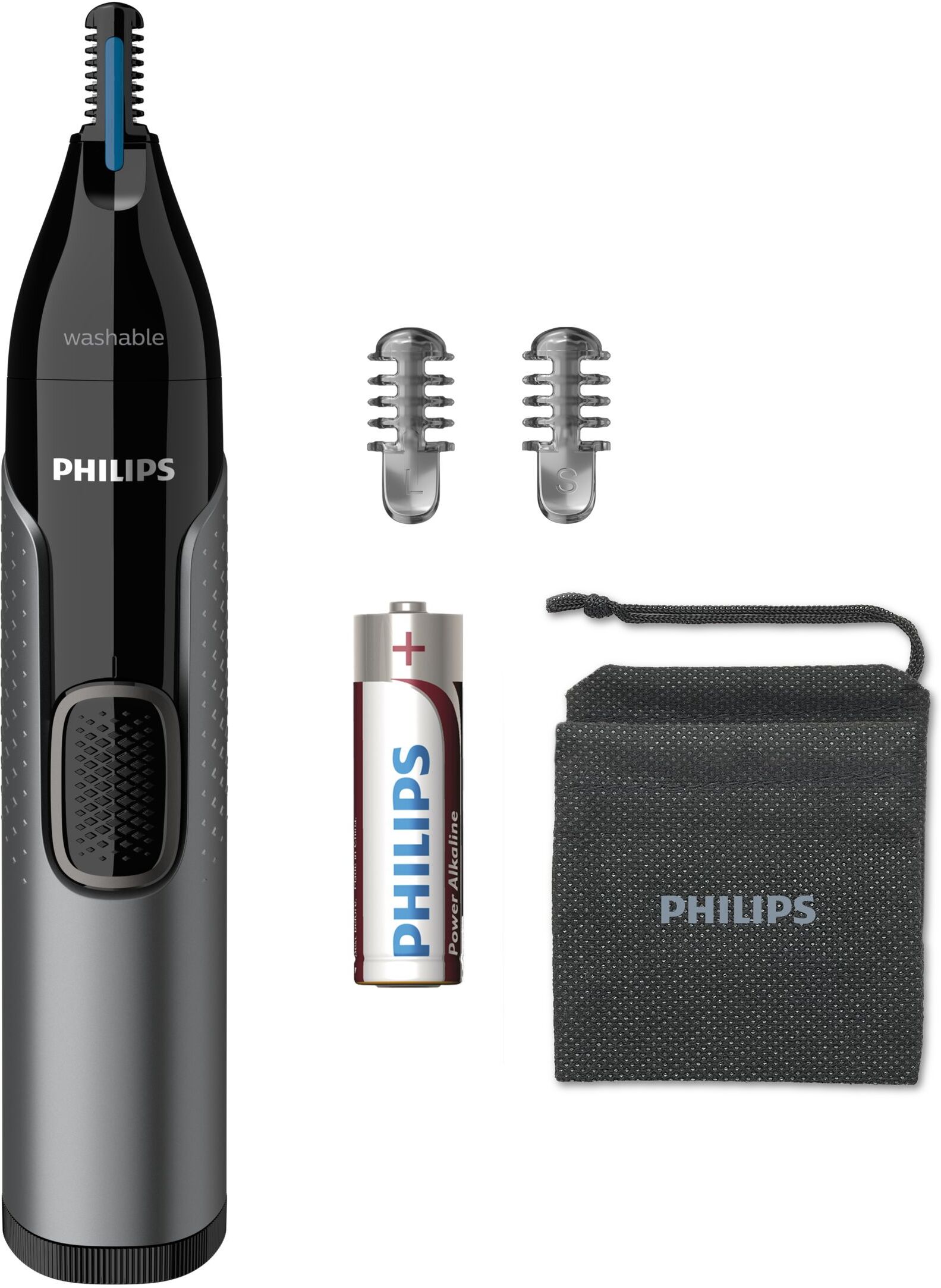 Philips TAGLIAPELI NASO/ORECCHIE BATT LAVAB NT3650/16