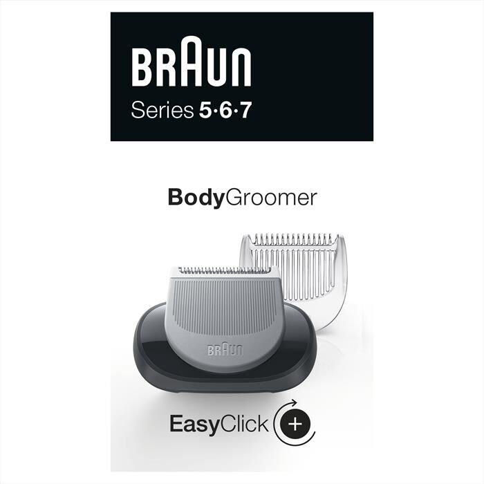 Braun Easyclick Accessorio Rifinitore Corpo-grigio