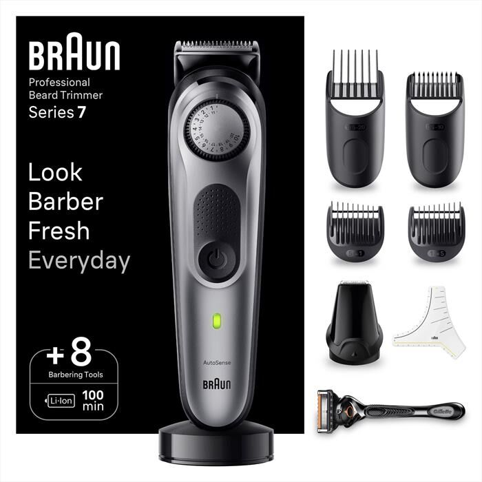 Braun Regolabarba Bt7420-black / Spc Grey