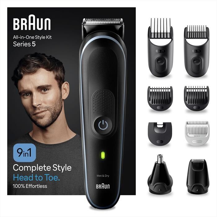 Braun Regolabarba Series 5 Mgk5411-black / Nordic Blue